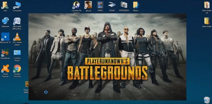 First preview screen of pubg pc